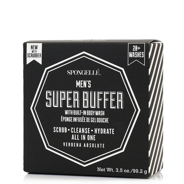 SPONGELLE-Men's-Buffer-Black-Scrubber-Verbena-Absolute