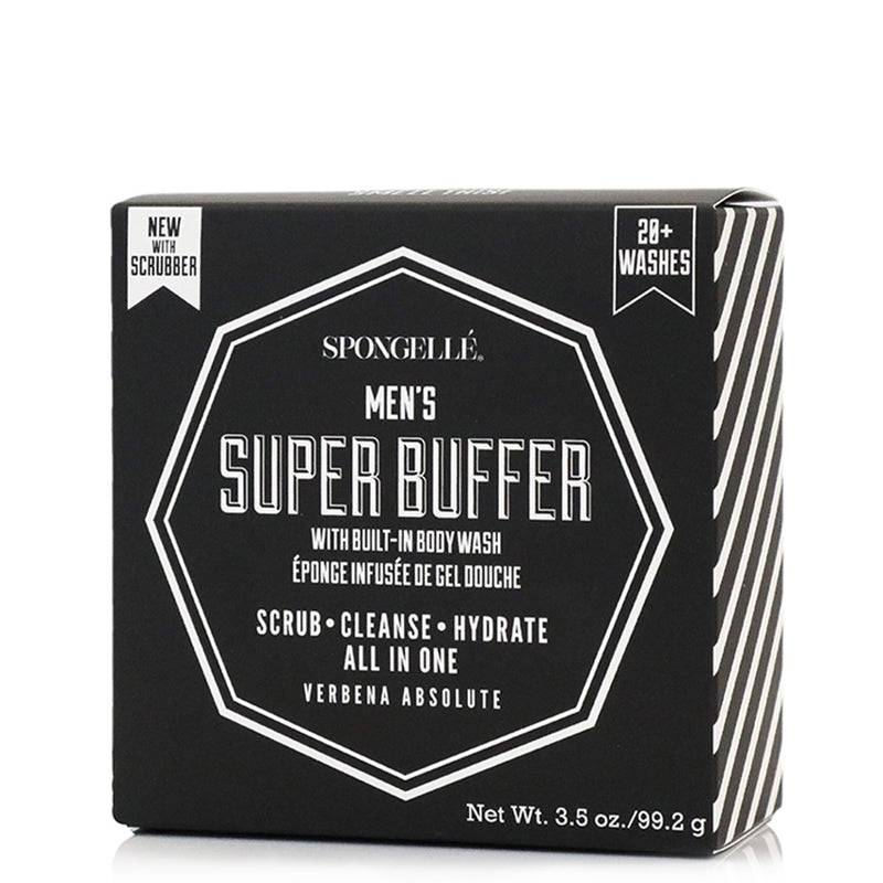 SPONGELLE-Men's-Buffer-Black-Scrubber-Verbena-Absolute