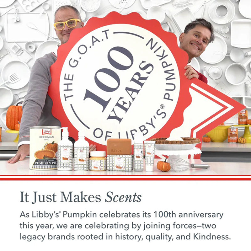 BEEKMAN-1802-Classic-Pumpkin-Pie-&-Cream-Goats-Milk-Soap-Bar