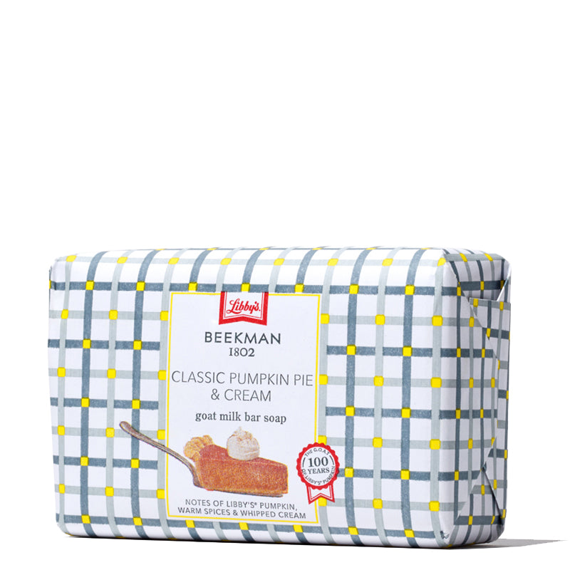 BEEKMAN-1802-Classic-Pumpkin-Pie-&-Cream-Goats-Milk-Soap-Bar