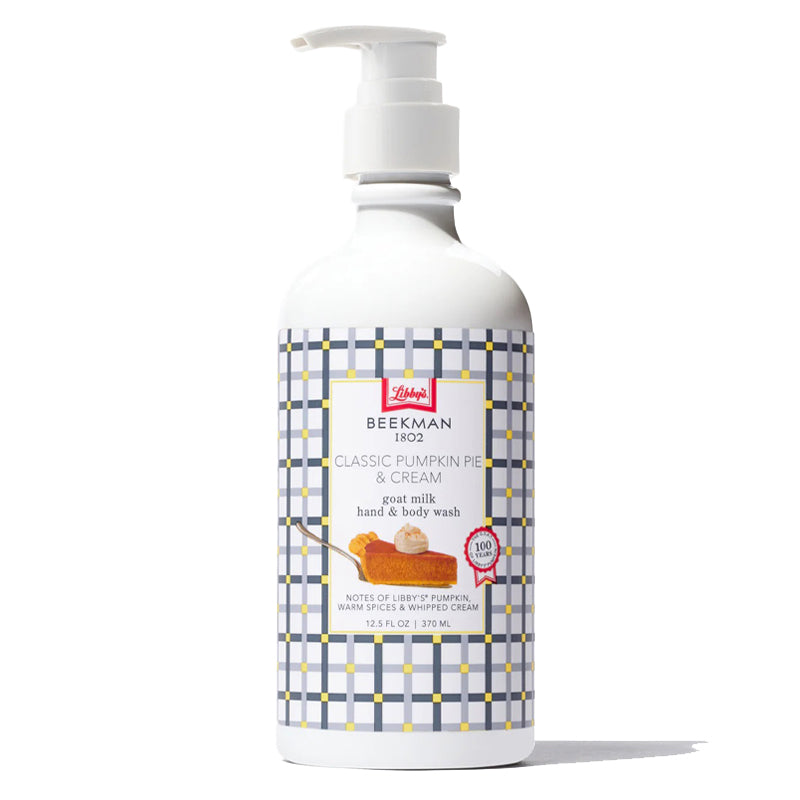 BEEKMAN-1802-Libby's-Classic-Pumpkin-Pie-&-Cream-Hand-&-Body-Wash