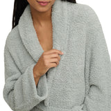 BAREFOOT DREAMS | CozyChic® Adult Robe — wave, barefoot-dreams-cozychic-adult-robe-wave-close-up-view