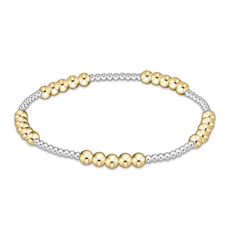 ENEWTON-Classic-Blissful-Pattern-2mm-Bead-Bracelet-4mm-mixed-metal