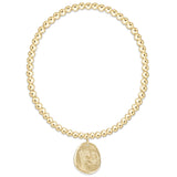 ENEWTON Classic Gold 3mm Inspire America Gold Disc Bracelet front