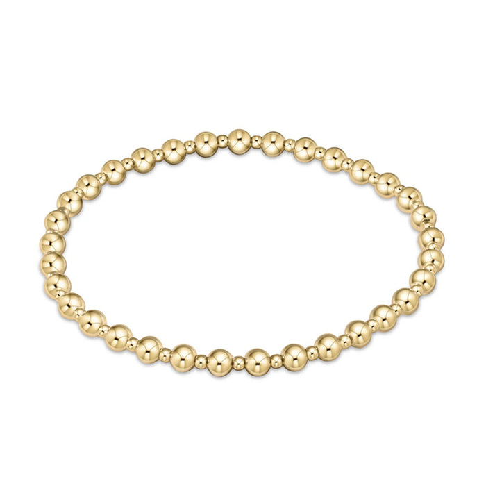 ENEWTON-Classic-Grateful-Pattern-4mm-Bead-Bracelet-Gold