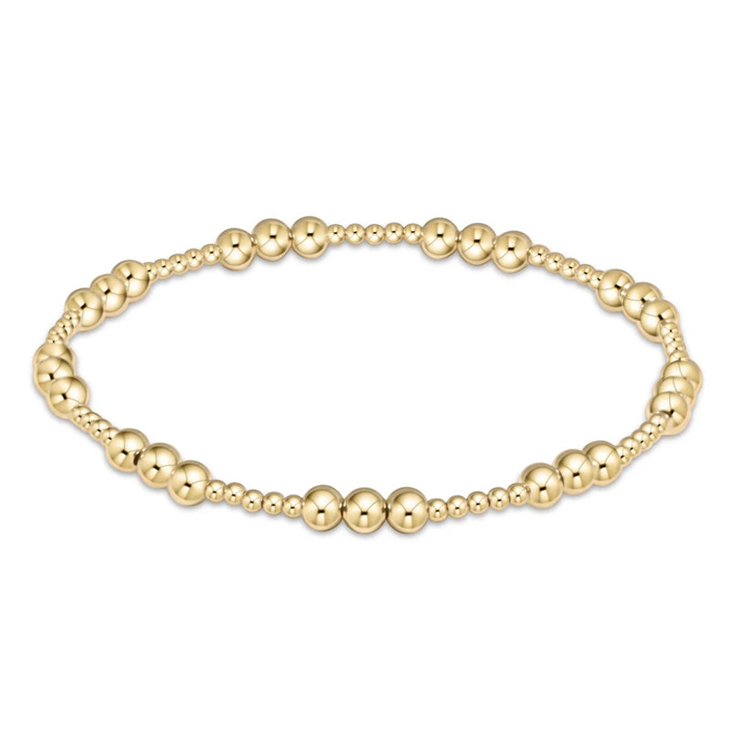ENEWTON-Classic-Joy-Pattern-4mm-Bead-Bracelet-Gold