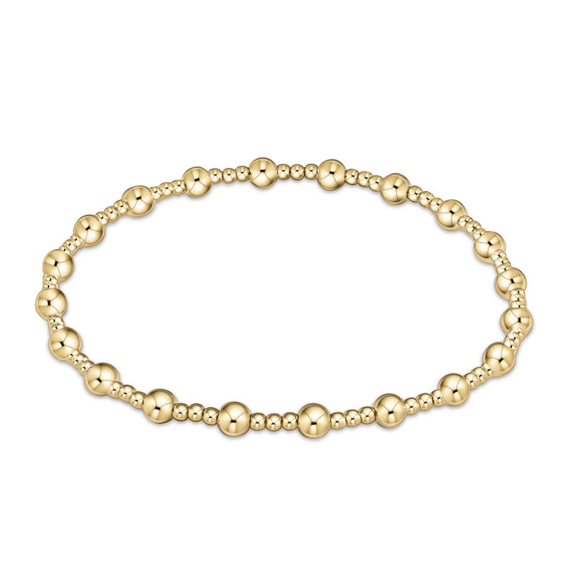 ENEWTON-Classic-Sincerity-Pattern-4mm-Bead-Bracelet-Gold