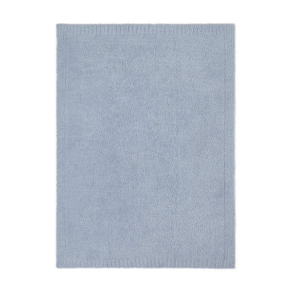 CozyChic Baby Stroller Blanket in Chambray, laid flat