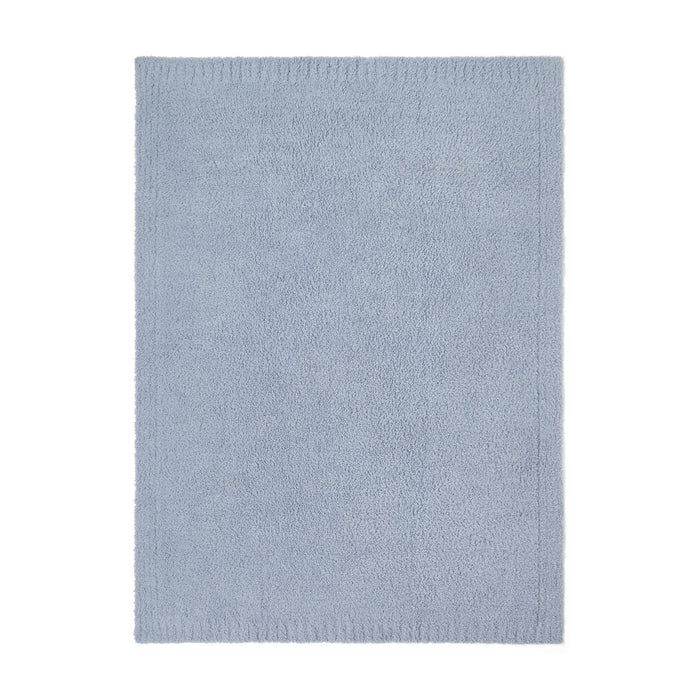 CozyChic Baby Stroller Blanket in Chambray, laid flat