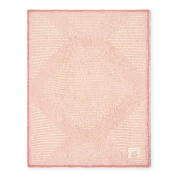 BAREFOOT DREAMS | CozyChic® Swan Trellis Baby Stroller Blanket