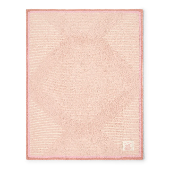 BAREFOOT DREAMS | CozyChic® Swan Trellis Baby Stroller Blanket