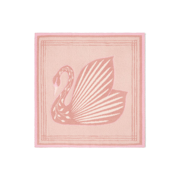 BAREFOOT DREAMS | CozyChic® Swan Receiving Baby Blanket