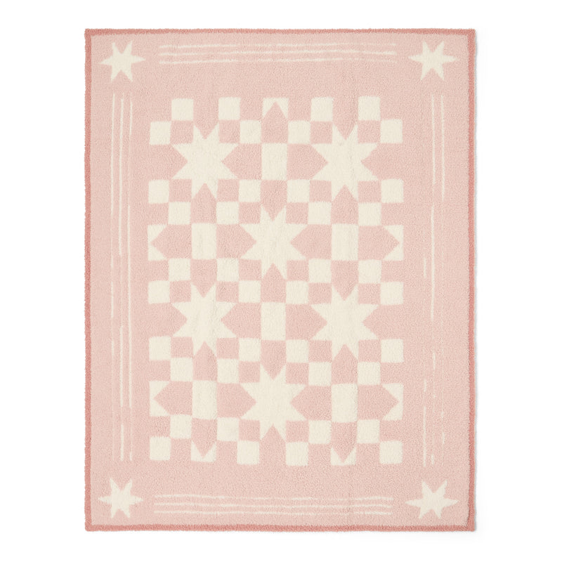 BAREFOOT DREAMS | CozyChic® Star Quilt Baby Stroller Blanket