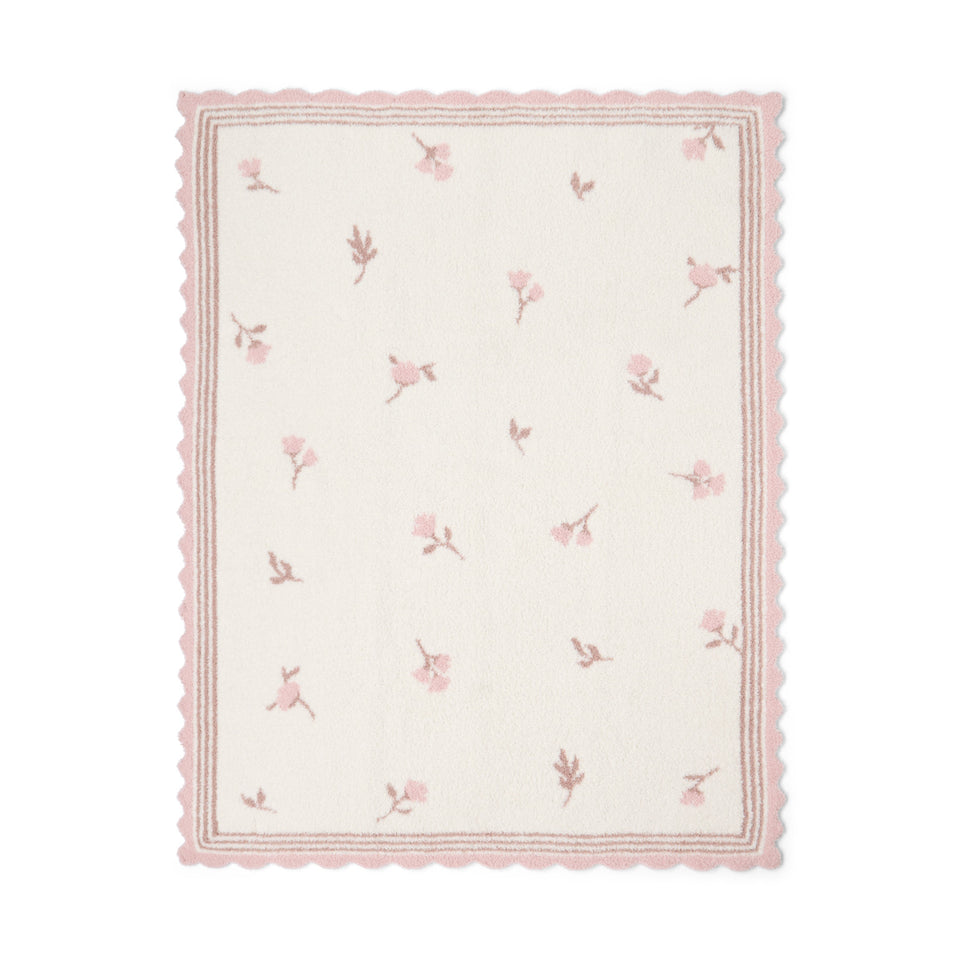 BAREFOOT DREAMS | CozyChic® Heirloom Floral Baby Stroller Blanket