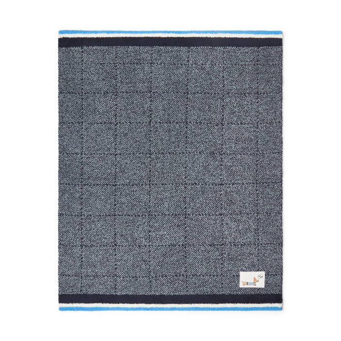 BAREFOOT DREAMS | CozyChic® Puppy Plaid Baby Stroller Blanket