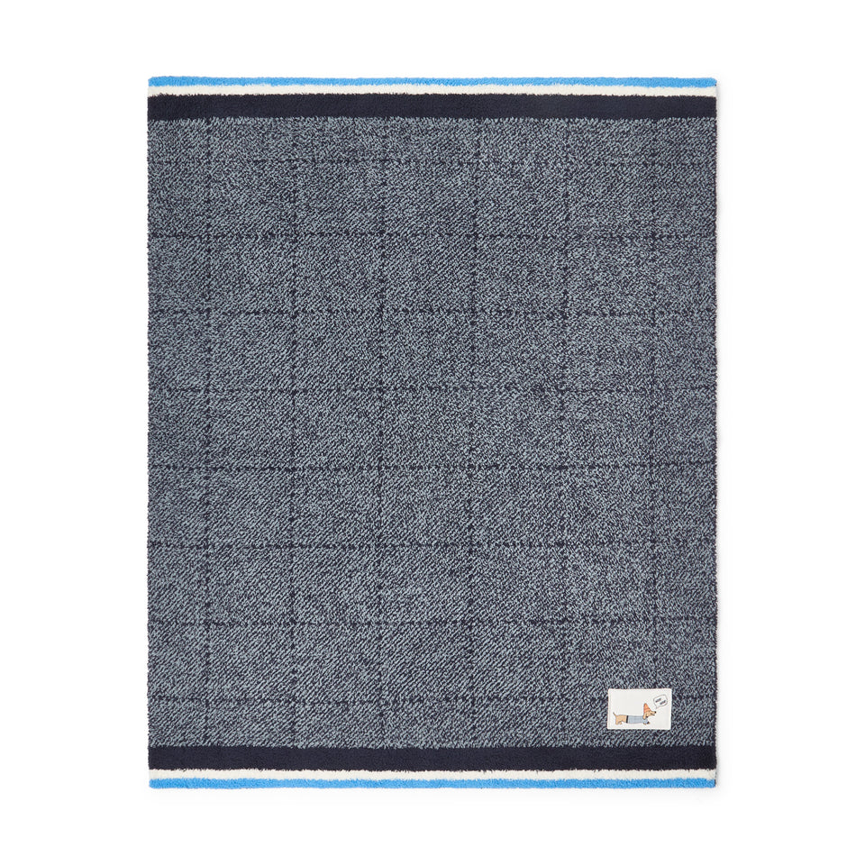 BAREFOOT DREAMS | CozyChic® Puppy Plaid Baby Stroller Blanket