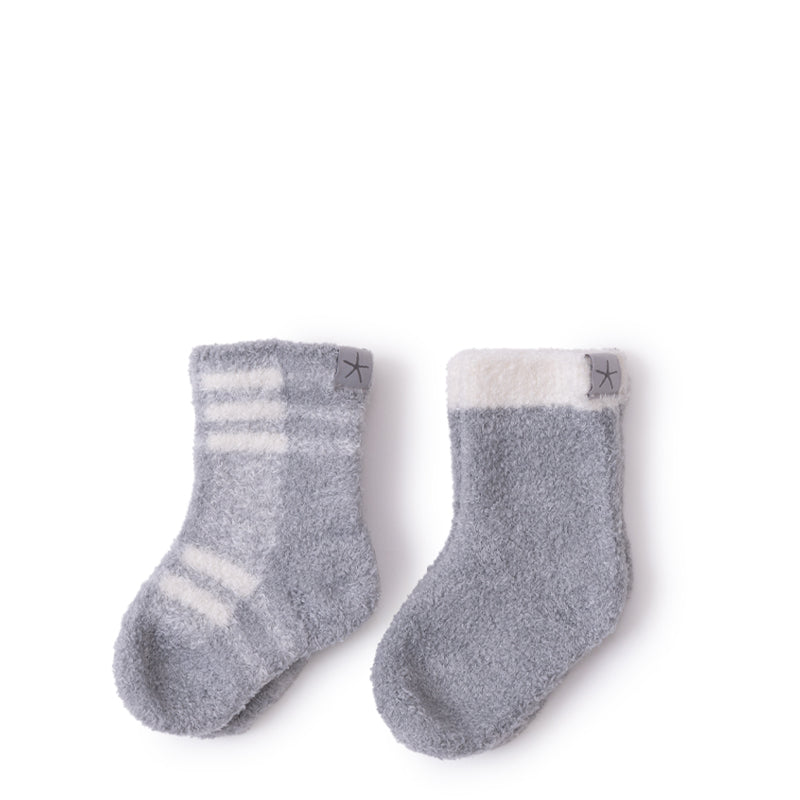 BAREFOOT-DREAMS-CozyChic-Lite-Sock-Set-Moonbeam/Cream