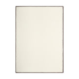CozyChic Rib Blanket Stitch Throw in Cream / Java, laid flat