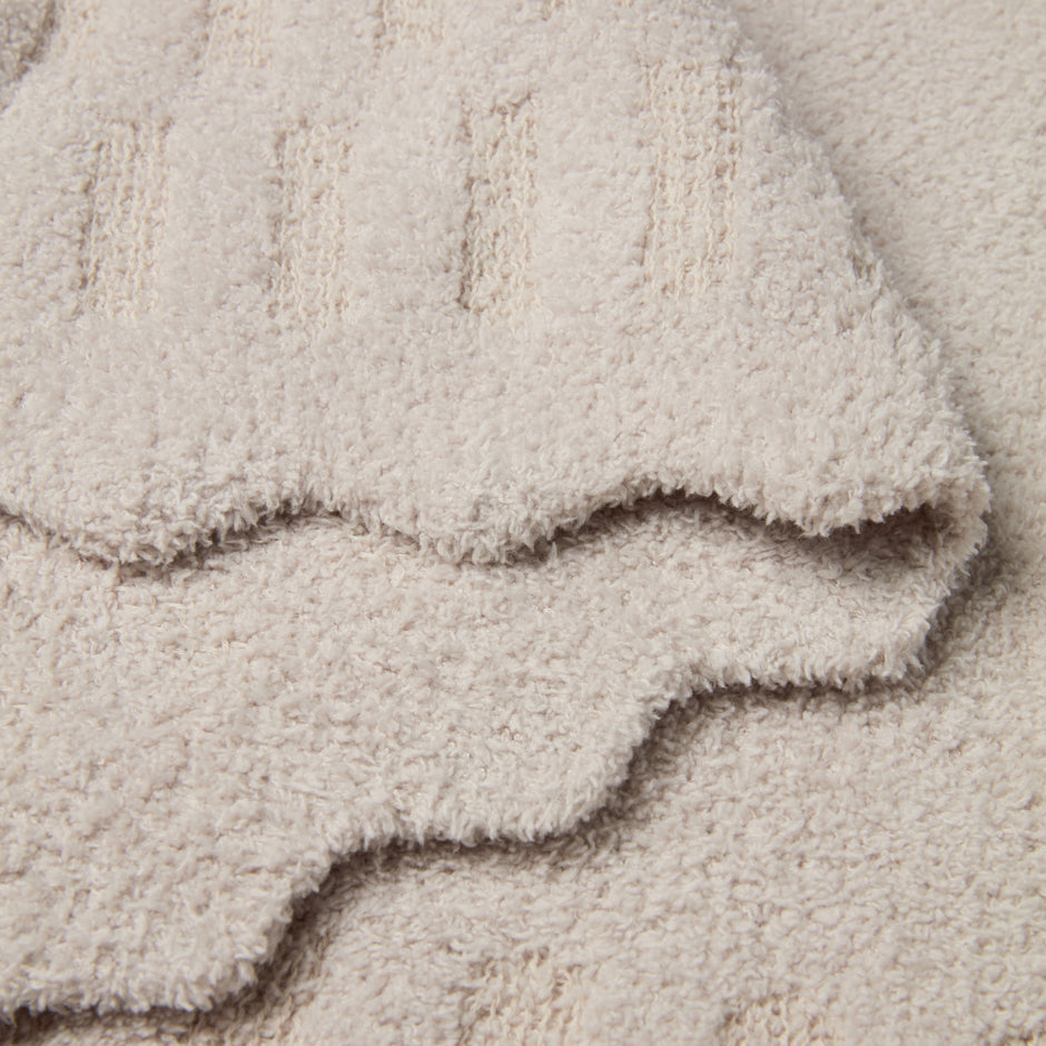 BAREFOOT DREAMS | CozyChic Cotton Shell Texture Throw