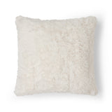 BAREFOOT DREAMS | Cloud Faux Fur Pillow — Cream, Cloud Faux Fur Pillow in Cream, front view