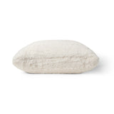 BAREFOOT DREAMS | Cloud Faux Fur Pillow — Cream, Cloud Faux Fur Pillow in Cream, side view