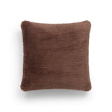 BAREFOOT DREAMS | Cloud Faux Fur Pillow — Sable, Cloud Faux Fur Pillow in Sable, front view