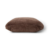 BAREFOOT DREAMS | Cloud Faux Fur Pillow — Sable, Cloud Faux Fur Pillow in Sable, side view