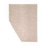 Dream Channel Faux Fur Blanket in Sandstone, laid flat