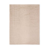 Second flat view of the Dream Channel Faux Fur Blanket in Sandstone