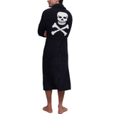 Back of the Skull and Bones Robe with a white skull and crossbones graphic