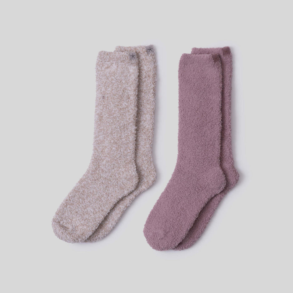 BAREFOOT DREAMS | CozyChic® 2 Pair Sock Set