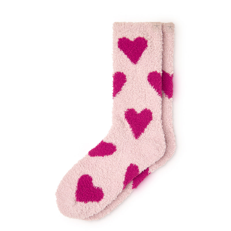 barefoot-dreams-heart-print-socks-dusty-rose-and-cherry