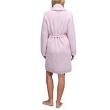 Back view of the Waffle Robe in Petal pink