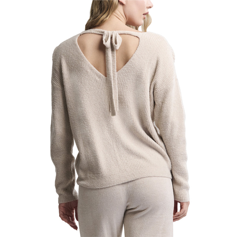 BAREFOOT-DREAMS-CozyChic®-Solid-Robe-stone-back