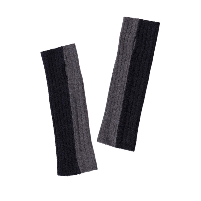 BAREFOOT-DREAMS-CozyChic-Lite®-Ribbed-Color-Block-Fingerless-Gloves