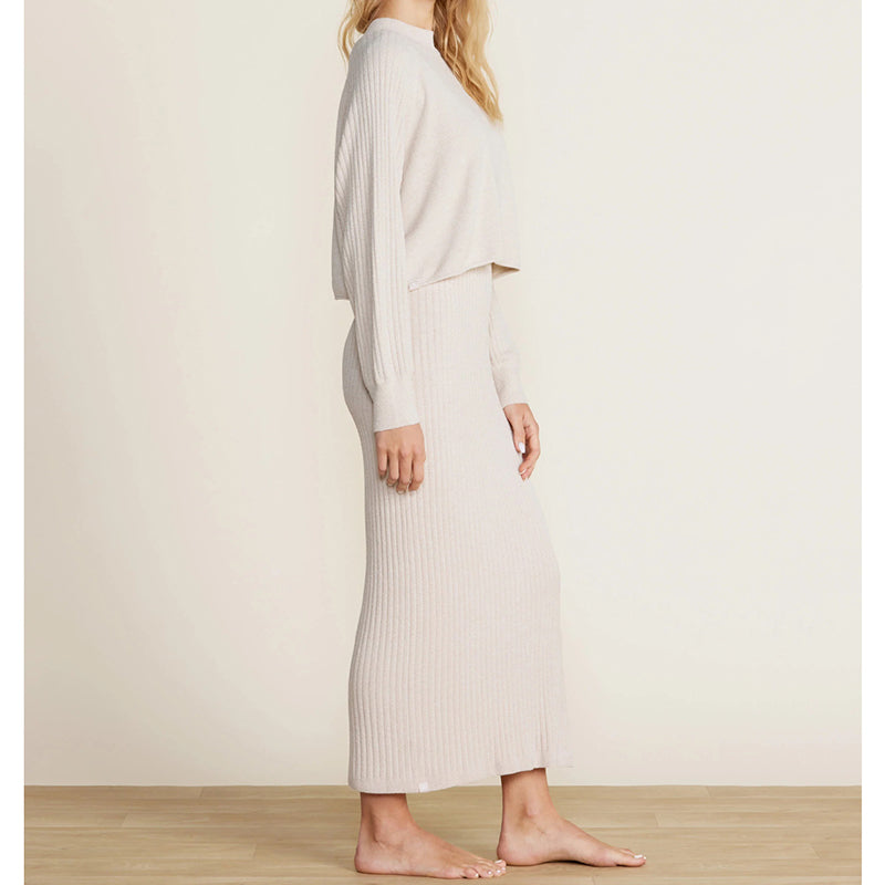 barefoot-dreams-cozychic-ultra-lite-cropped-mock-neck-bisque-side-view
