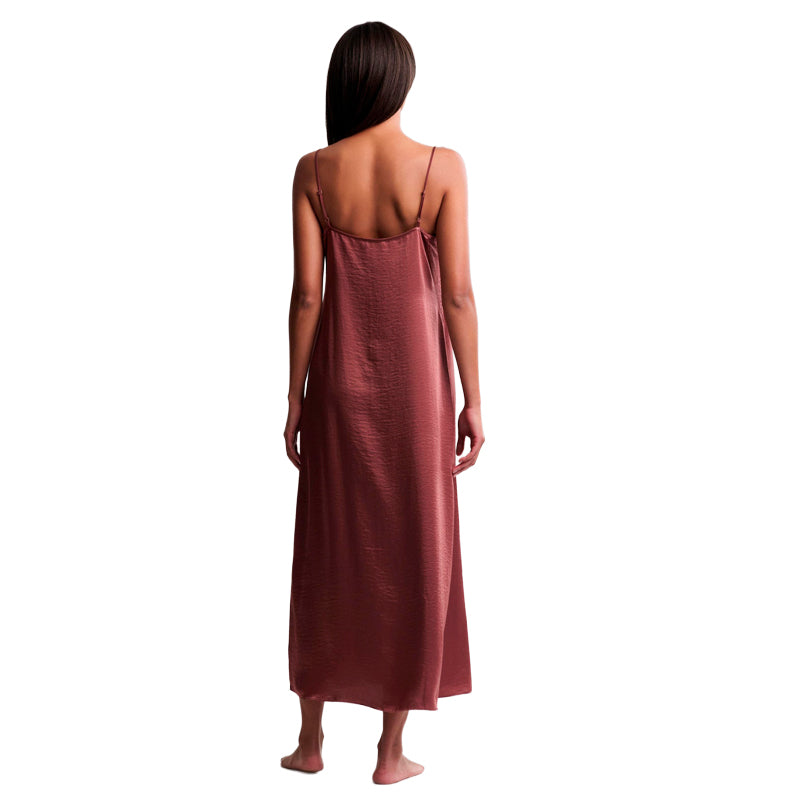 BAREFOOT DREAMS | Liquid Satin Lace Slip Dress