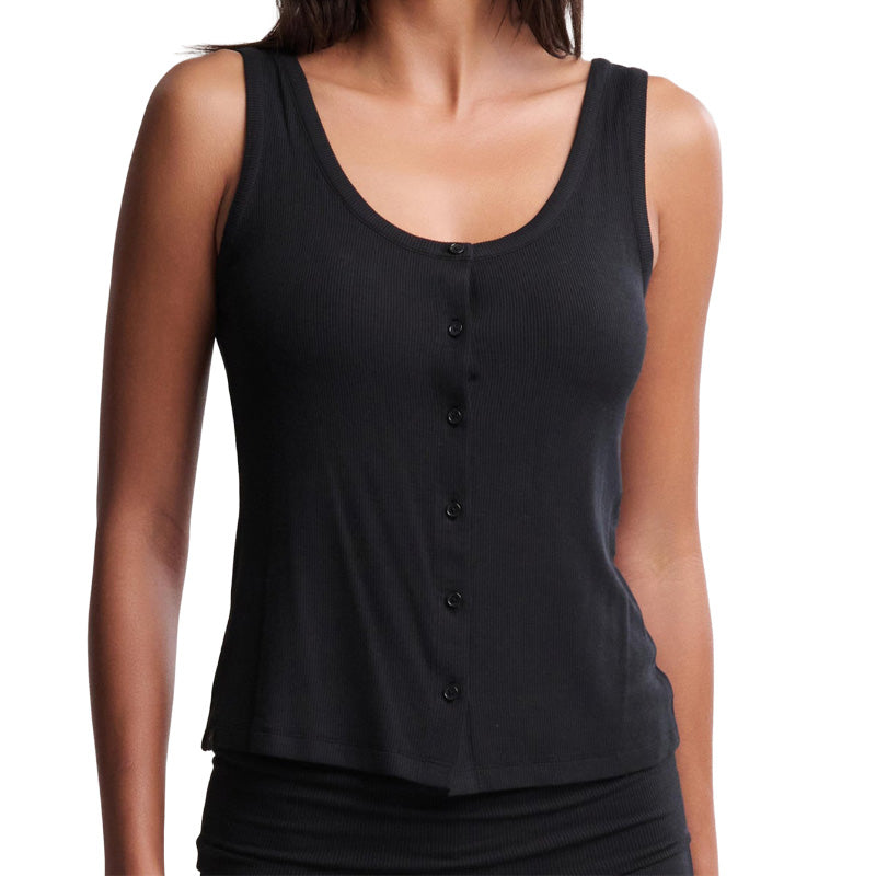 BAREFOOT-DREAMS-Ultra-Soft-Rib-Button-Front-Cami