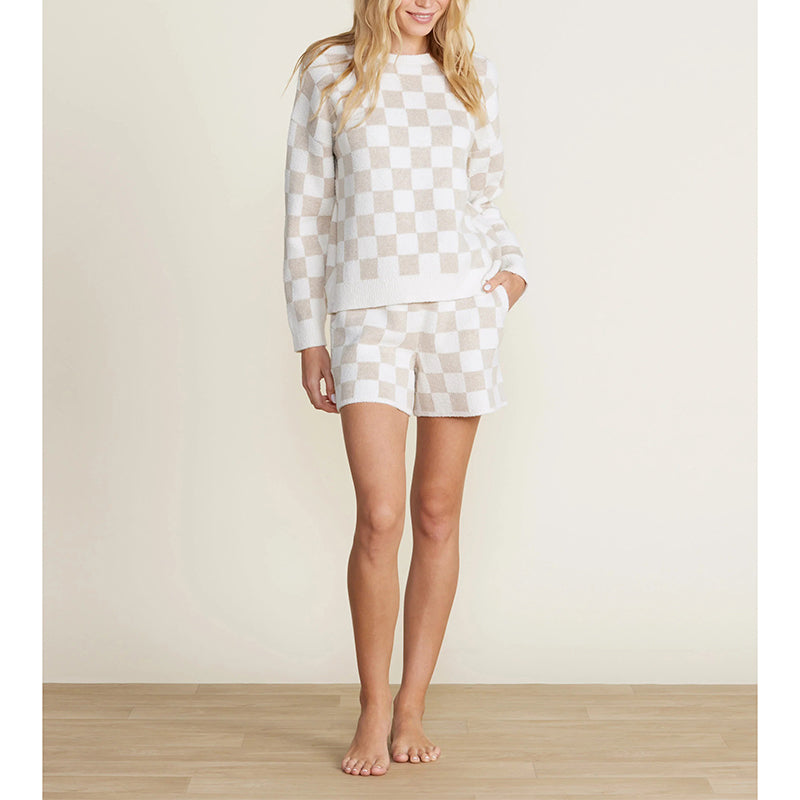 BAREFOOT DREAMS | CozyChic® Cotton Checkered Short
