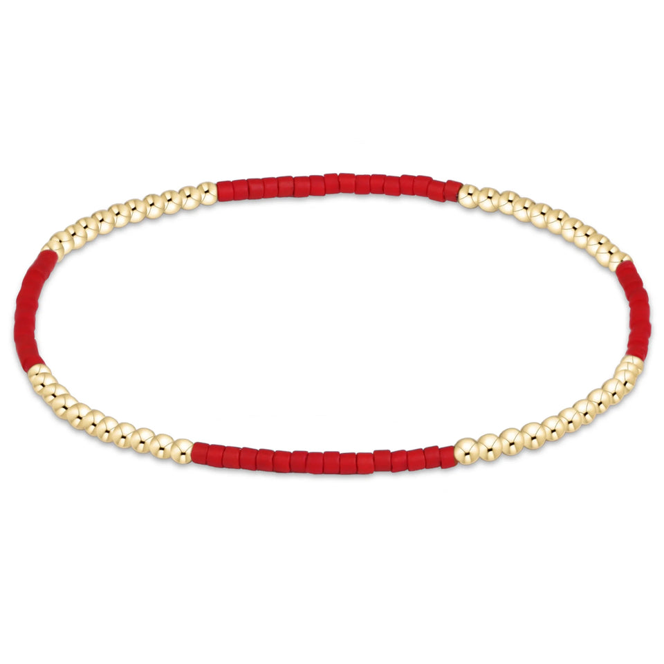 ENEWTON | Gameday Hope Crimson Bracelet - Blissful