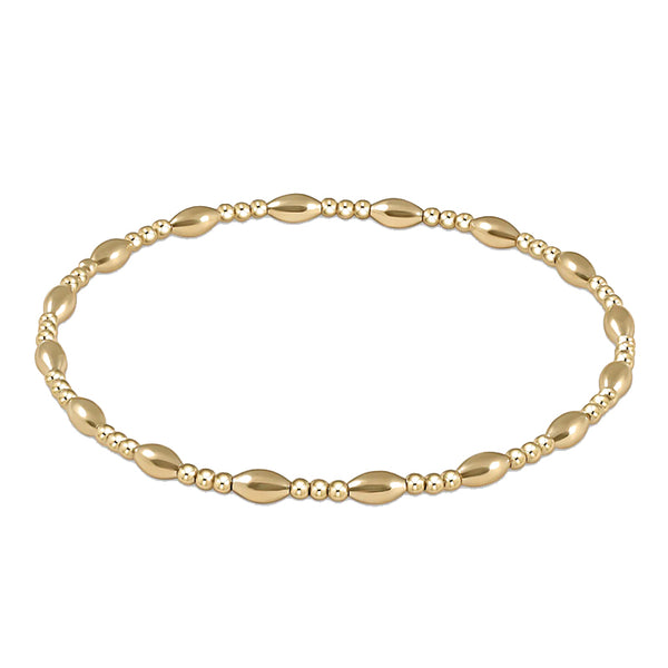 ENEWTON-Harmony-Sincerity-Pattern-2mm-Bead-Bracelet-Gold