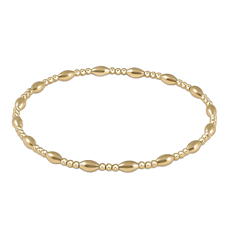 ENEWTON-Harmony-Sincerity-Pattern-2mm-Bead-Bracelet-Gold