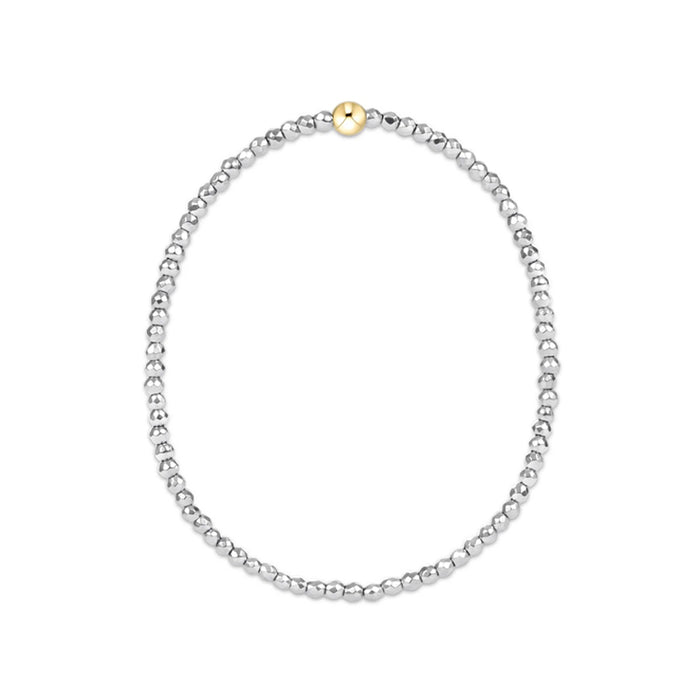 ENEWTON-Silver-Faceted-Hematite-2mm-Bead-Bracelet