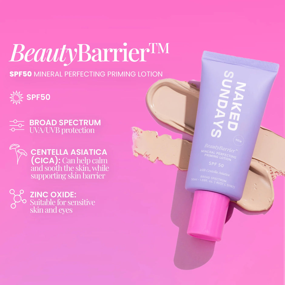 NAKED SUNDAYS | BeautyBarrier Perfecting Priming Lotion SPF50