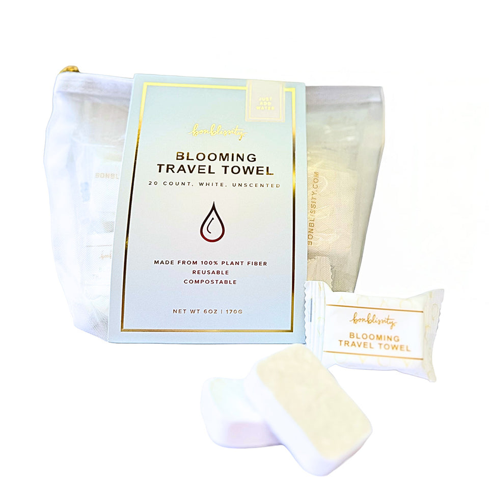 BONBLISSITY | Reusable Blooming Travel Towel