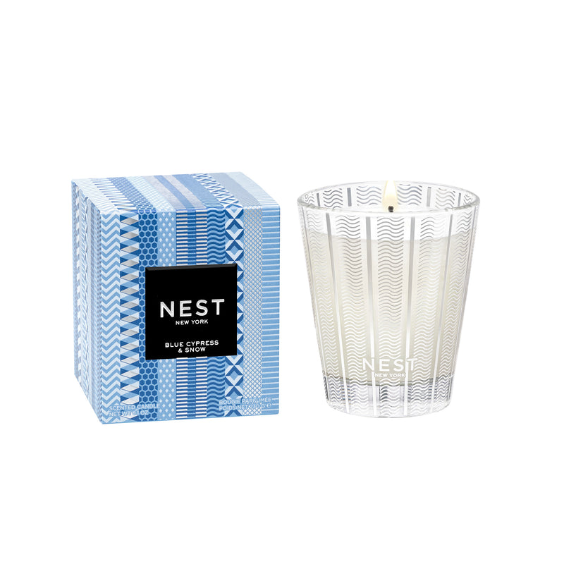 NEST NEW YORK | Blue Cypress & Snow Candle