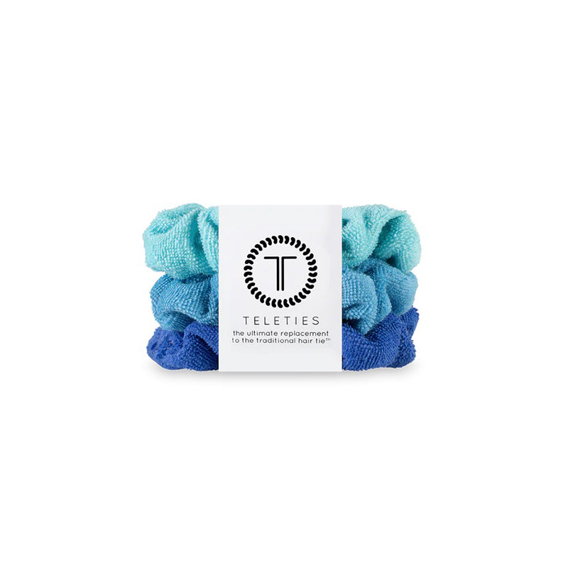 TELETIES | Terry Cloth Scrunchie 3 Pack