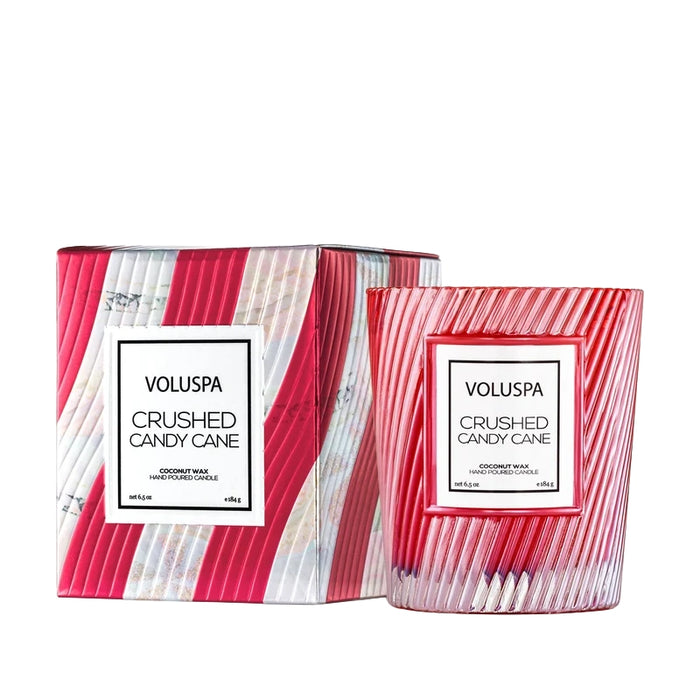 VOLUSPA | Crushed Candy Cane Classic Candle