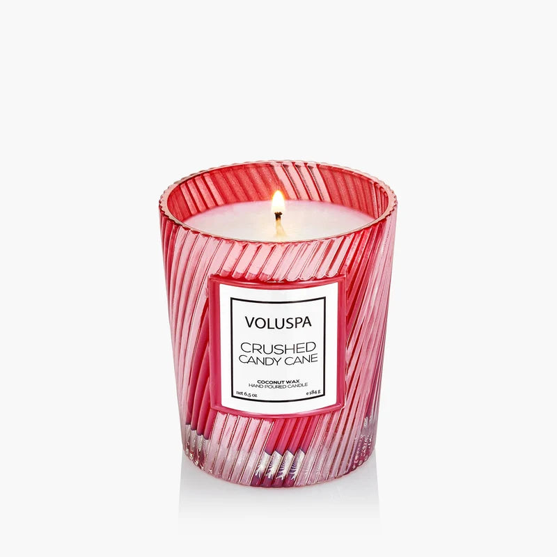 VOLUSPA | Crushed Candy Cane Classic Candle