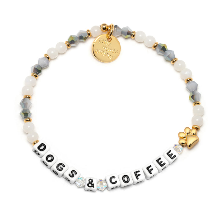 LITTLE WORDS PROJECT | Dogs & Coffee Bracelet
